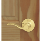 Schlage Accent Bright Brass Passage Door Lever Image 2