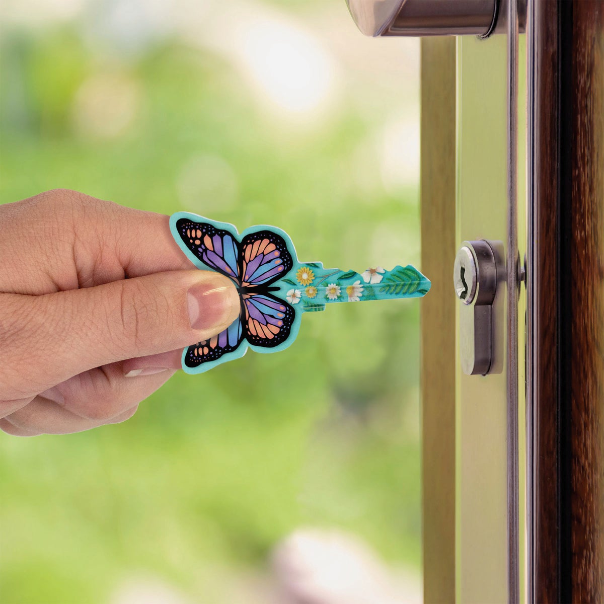 Lucky Line Butterfly Key Shapes Decorative House Key - KW1 Image 2