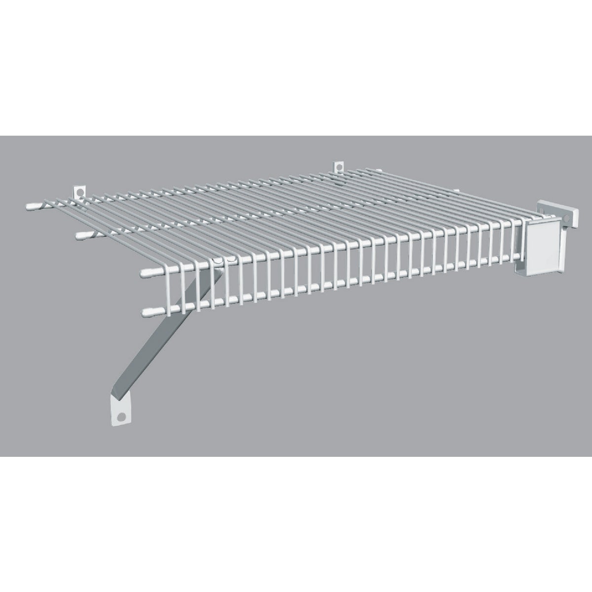 ClosetMaid 6 Ft. W. x 16 In. D. Close Mesh Ventilated Closet Shelf, White
