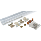 Johnson Hardware 48 In. Single Wheel Sliding Door Hardware Image 1