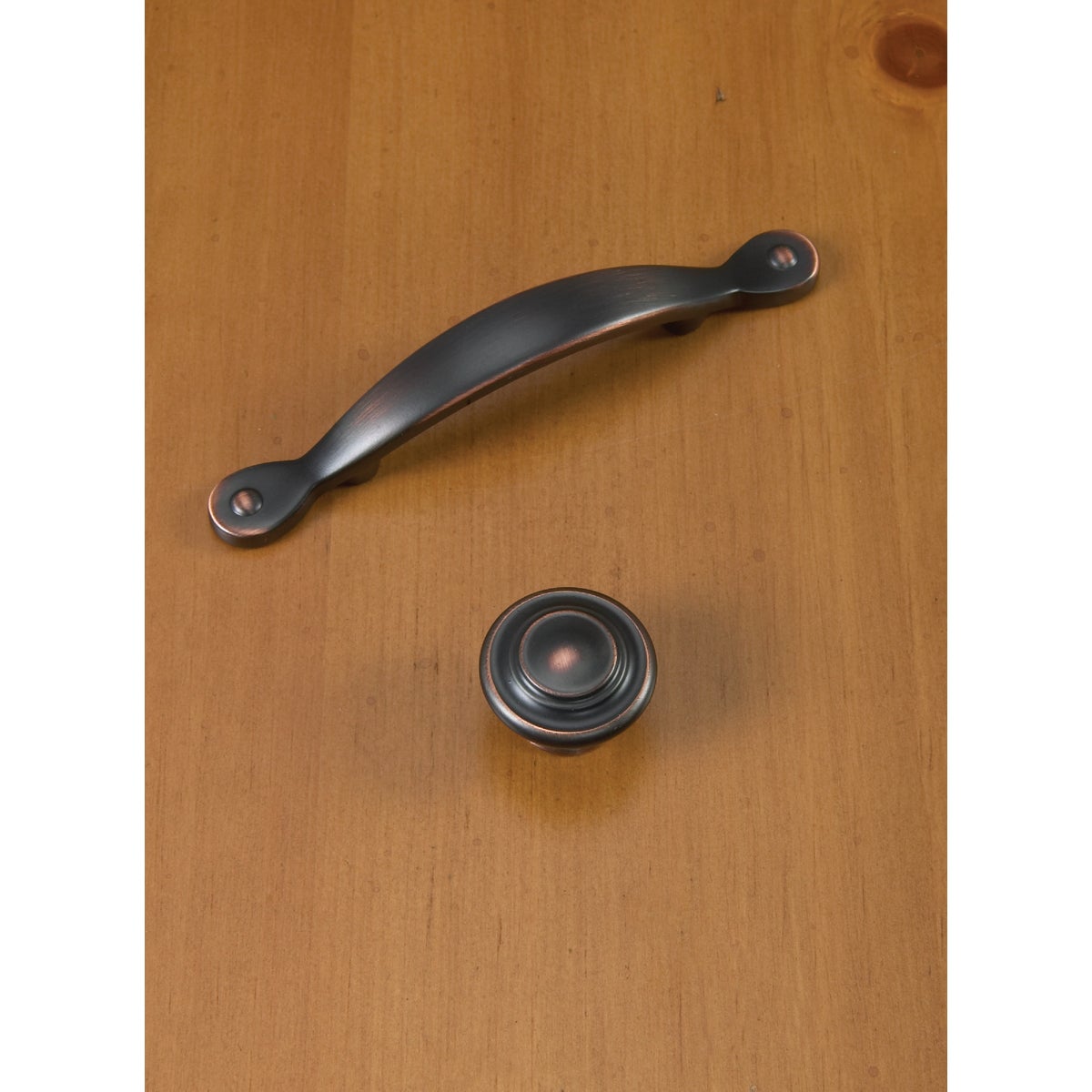 Amerock Inspirations 1.3125 In. Dia. Round Oil-Rubbed Bronze Cabinet Knob Image 2