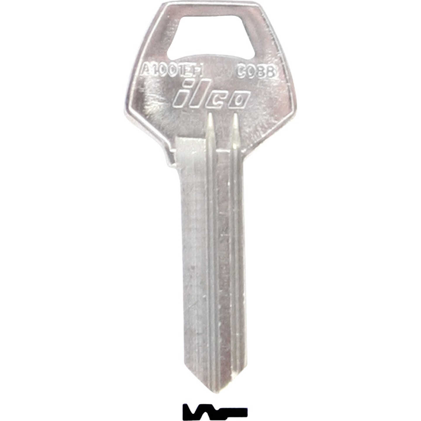 ILCO Corbin Nickel Plated House Key, CO88 / A1001EH (10-Pack) Image 1
