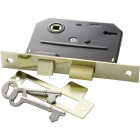First Watch Security Brass Bit Key Mortise Lock Image 1