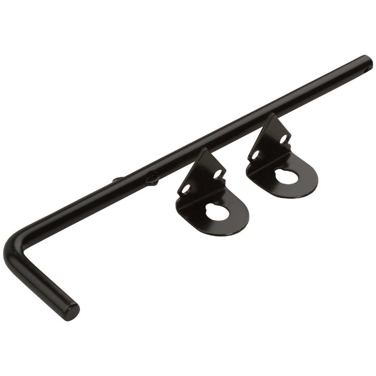 National Hardware 12 In. L. x 1/2 In. Dia. Black Steel Cane Bolt