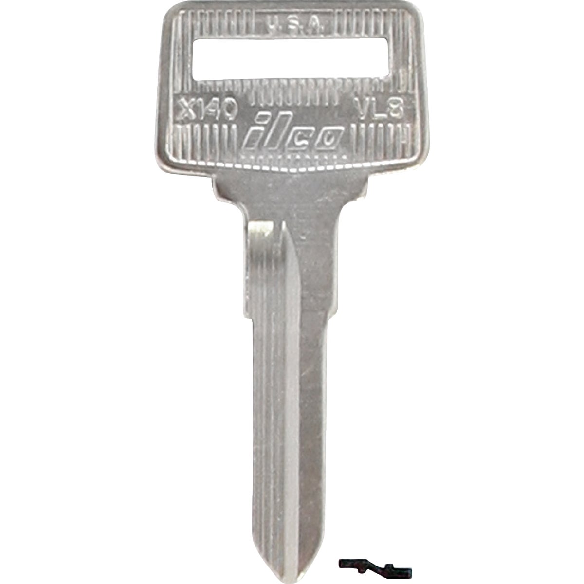 ILCO Volvo Nickel Plated Automotive Key, VL8 / X140 (10-Pack)