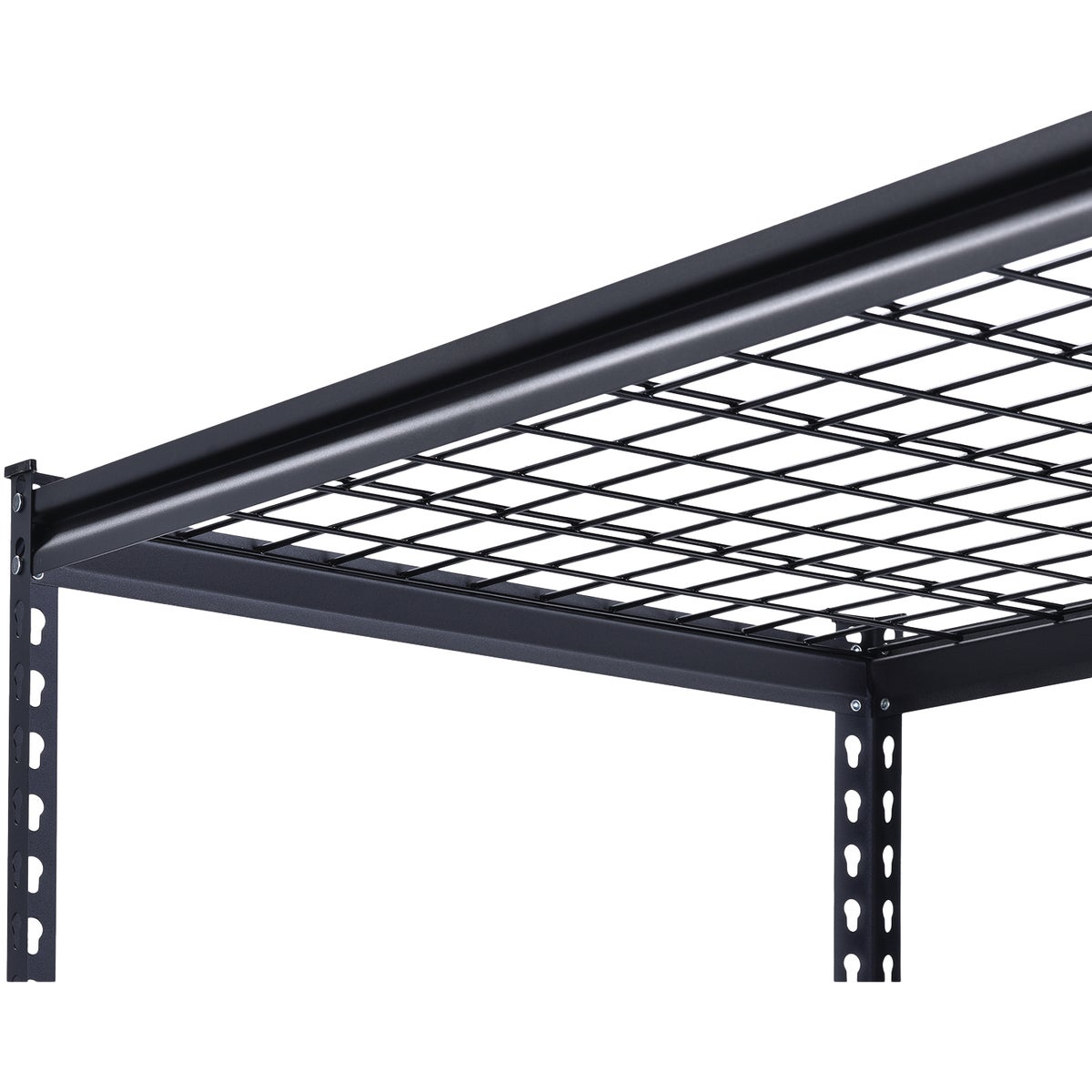 Muscle Rack 36 In. x 18 In. x 72 In. 5-Tier Black Shelving Unit with Wire Shelf Image 5