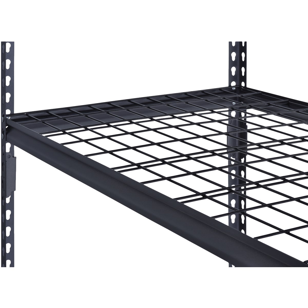 Muscle Rack 36 In. x 18 In. x 72 In. 5-Tier Black Shelving Unit with Wire Shelf Image 4