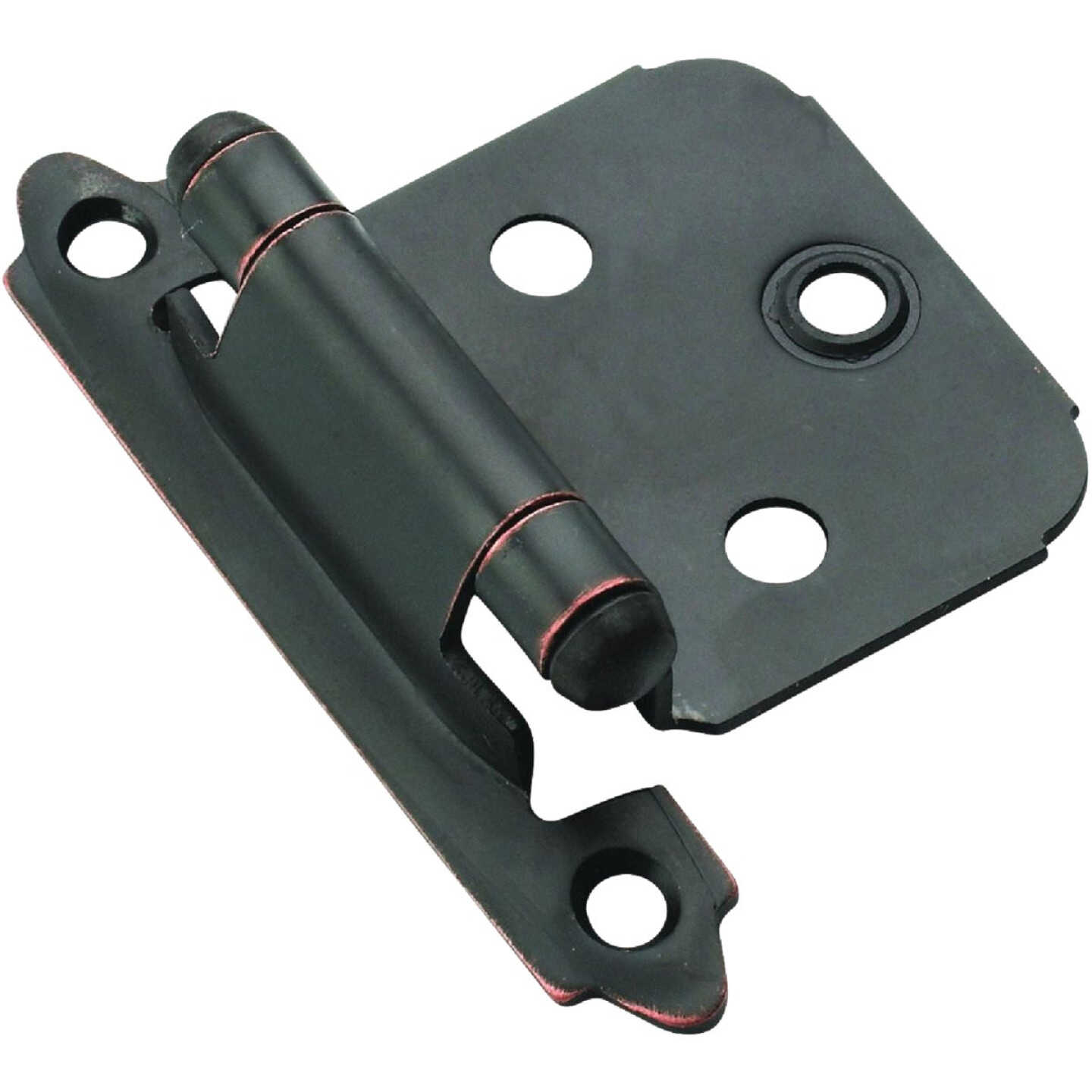 Amerock Oil Rubbed Bronze Self-Closing Face Mount Variable Overlay Hinge (10-Pack) Image 1