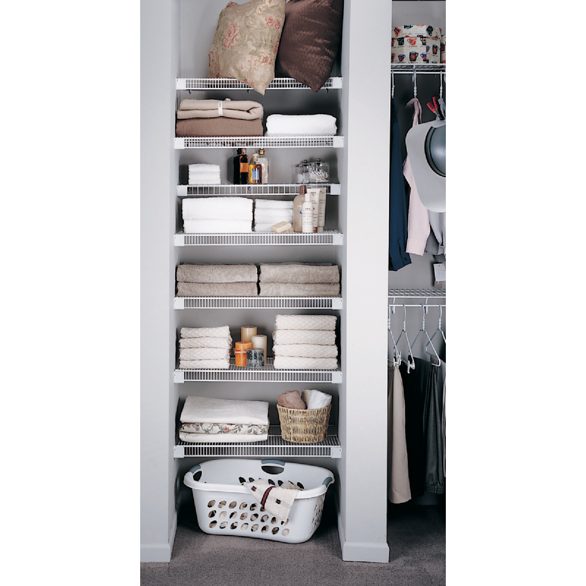 Closetmaid White Wire Shelving Wall Bracket (2-Count) Image 2