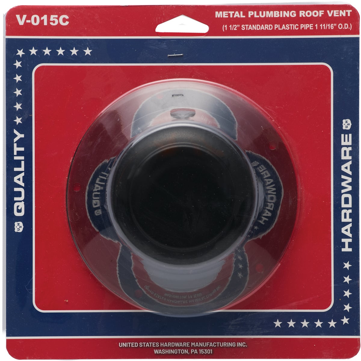 United States Hardware 2 In. Steel Galvanized Cap for Mobile Home Image 2