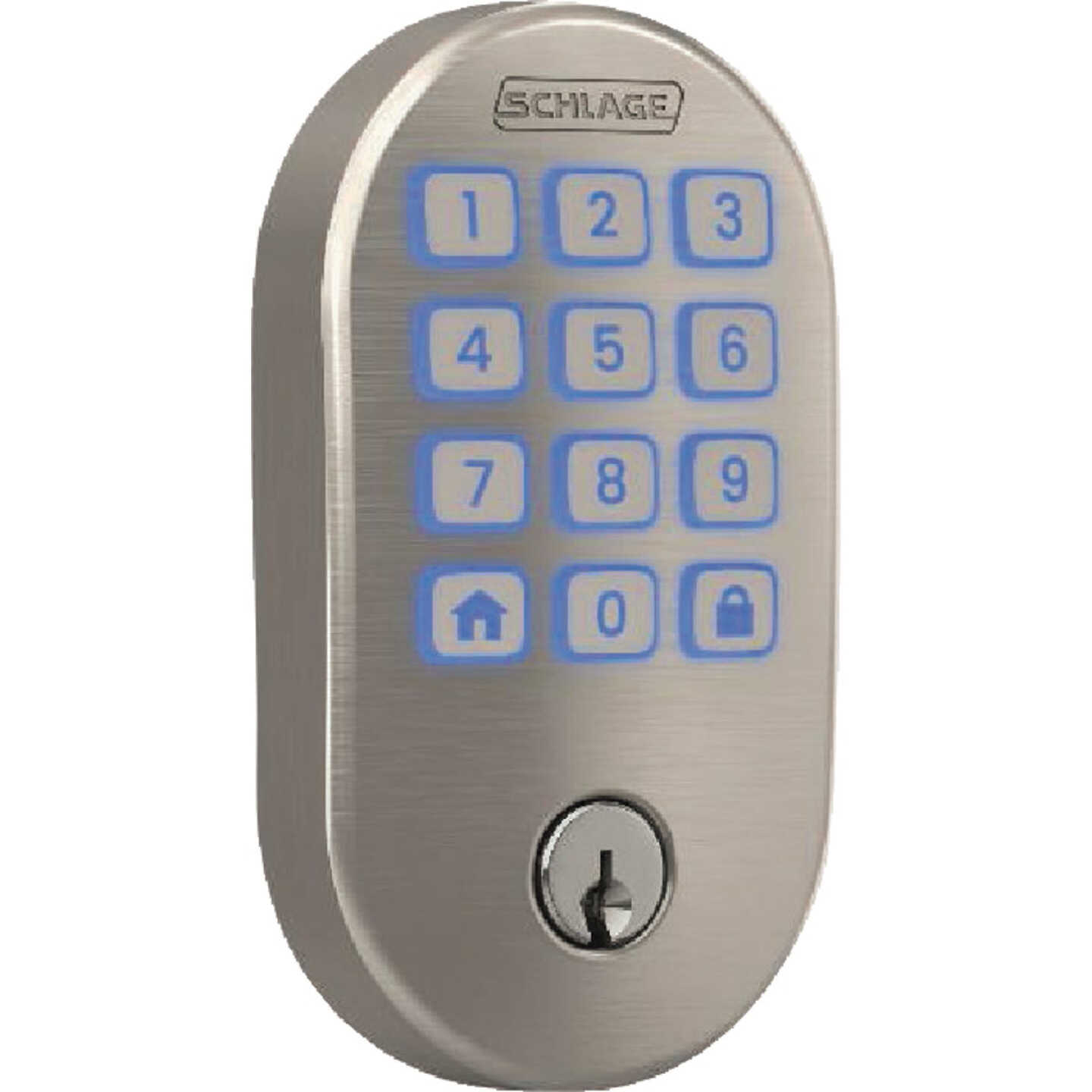 Schlage Arrive Remsen Satin Nickel Smart WiFi Deadbolt Image 3