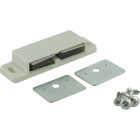 KasaWare White Double Magnetic Catch (2-Pack) Image 1
