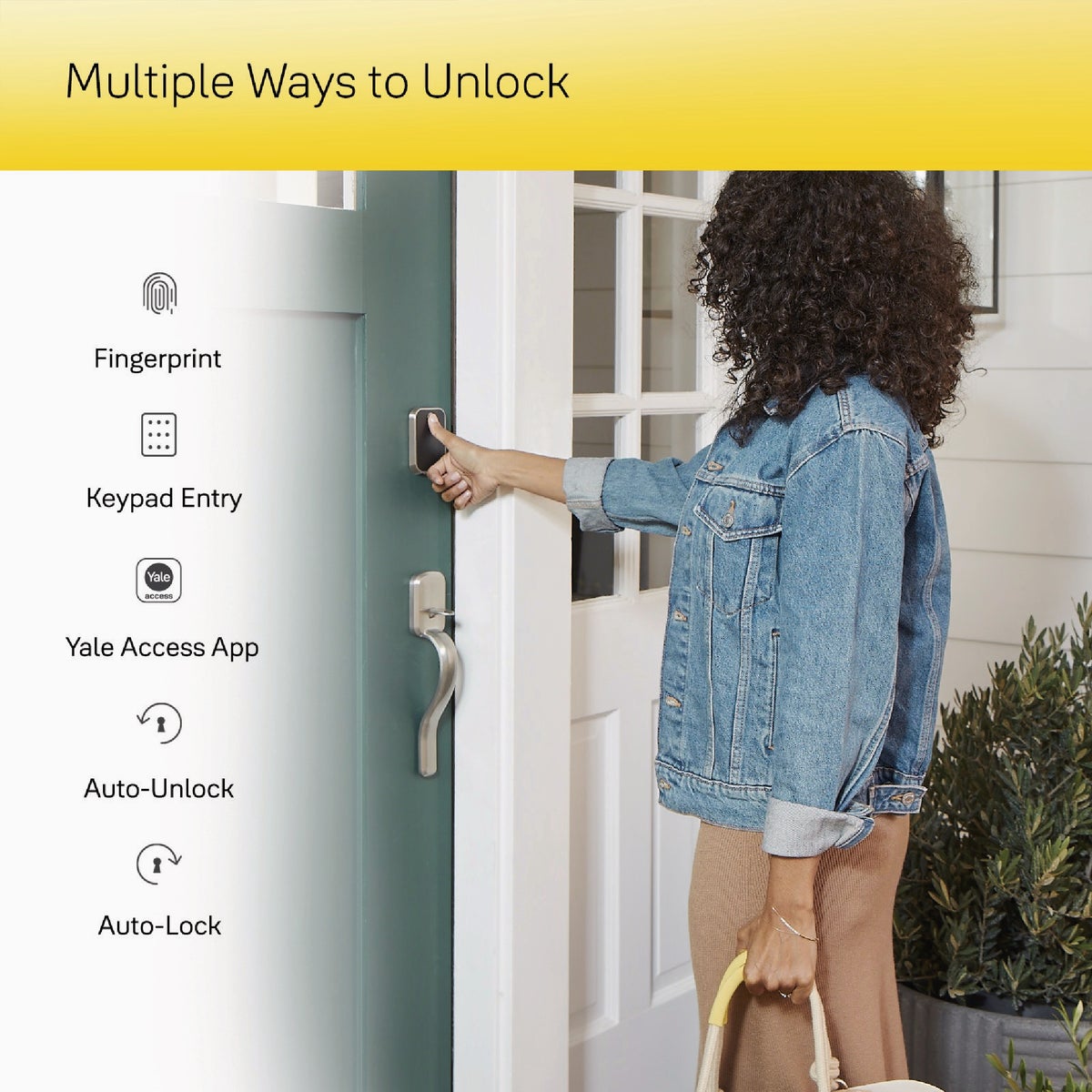 Yale Assure Black Electronic Lock Touch Keypad Deadbolt with WiFi Image 5