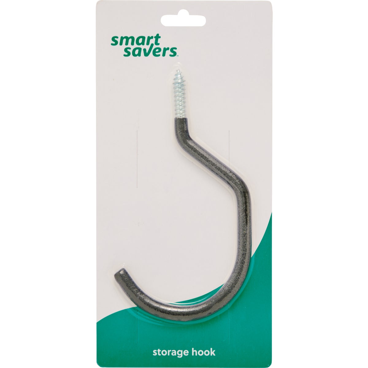Smart Savers Screw-In Vinyl Coated Extra-Large Storage Hook