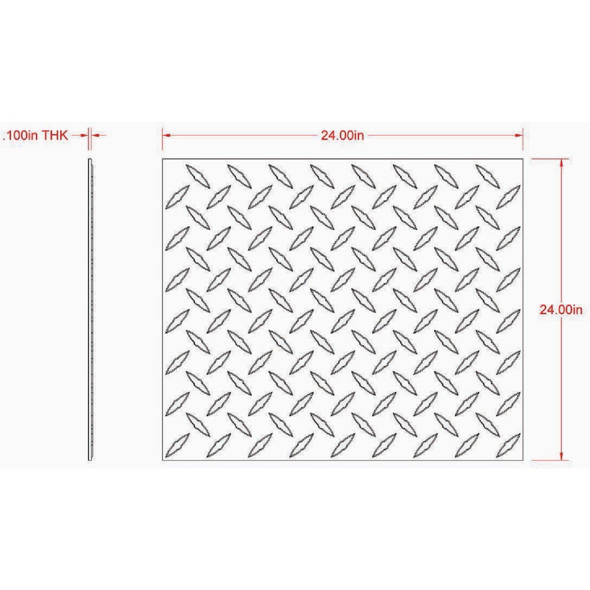 Hillman SteelWorks 0.020 In. x 24 In. x 36 In. Anodized Aluminum Gold Union Jack Decorative Sheet Image 2