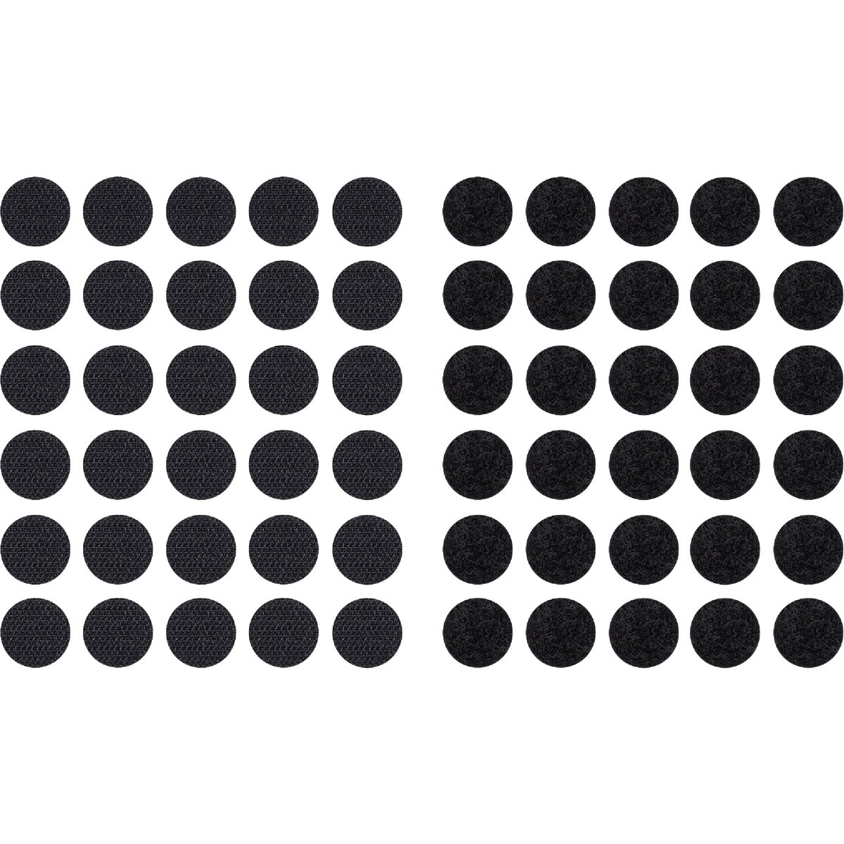 Wrap-It Storage Stick 'Em Dots 0.75 In. Black Hook & Loop Fasteners (30-Count) Image 1