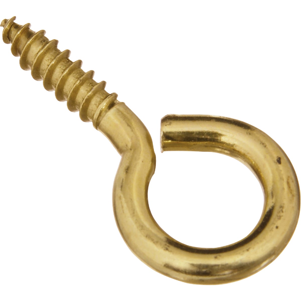 National Hardware #8 Brass Large Screw Eye (3-Count)