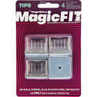 Magic Sliders Magic Fit 1-1/4 In. - 1-3/8 In. Square Slider (4-Pack) Image 2