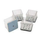 Magic Sliders Magic Fit 1-1/4 In. - 1-3/8 In. Square Slider (4-Pack) Image 1