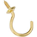 National Hardware 1-1/2 In. Solid Brass Series Cup Hook (2 Count) Image 1