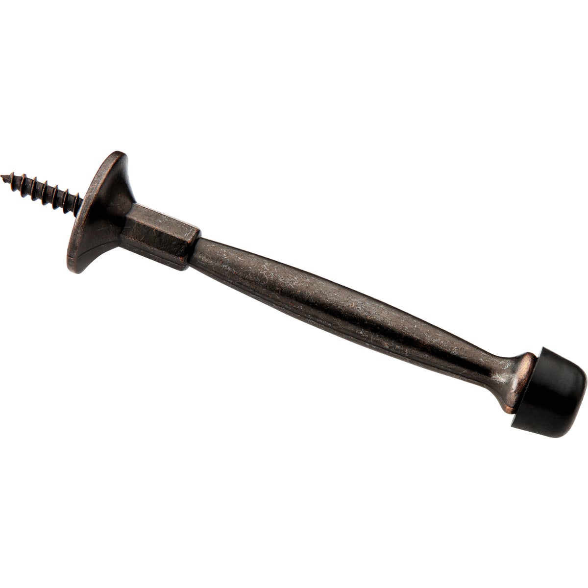 National Hardware 4 In. Oil Rubbed Bronze Rigid Door Stop Image 1