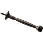 National Hardware 4 In. Oil Rubbed Bronze Rigid Door Stop Image 1