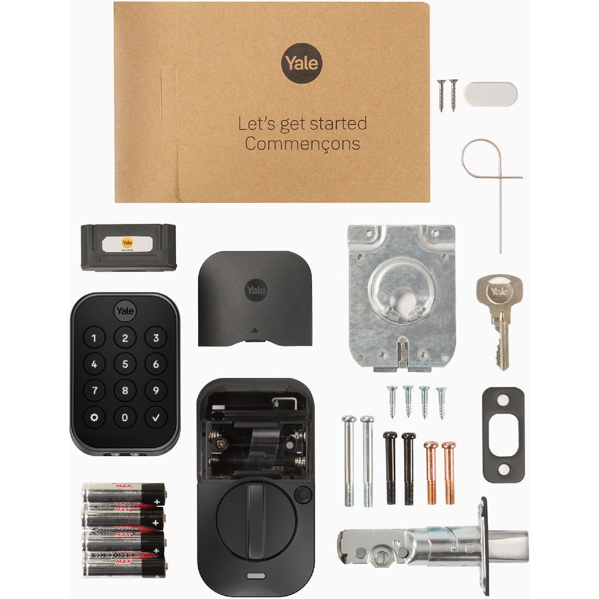 Yale Assure Black Electronic Lock Keypad Deadbolt with Bluetooth Image 6