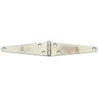 National Hardware 5 In. Zinc Light Strap Hinge (2-Pack) Image 1
