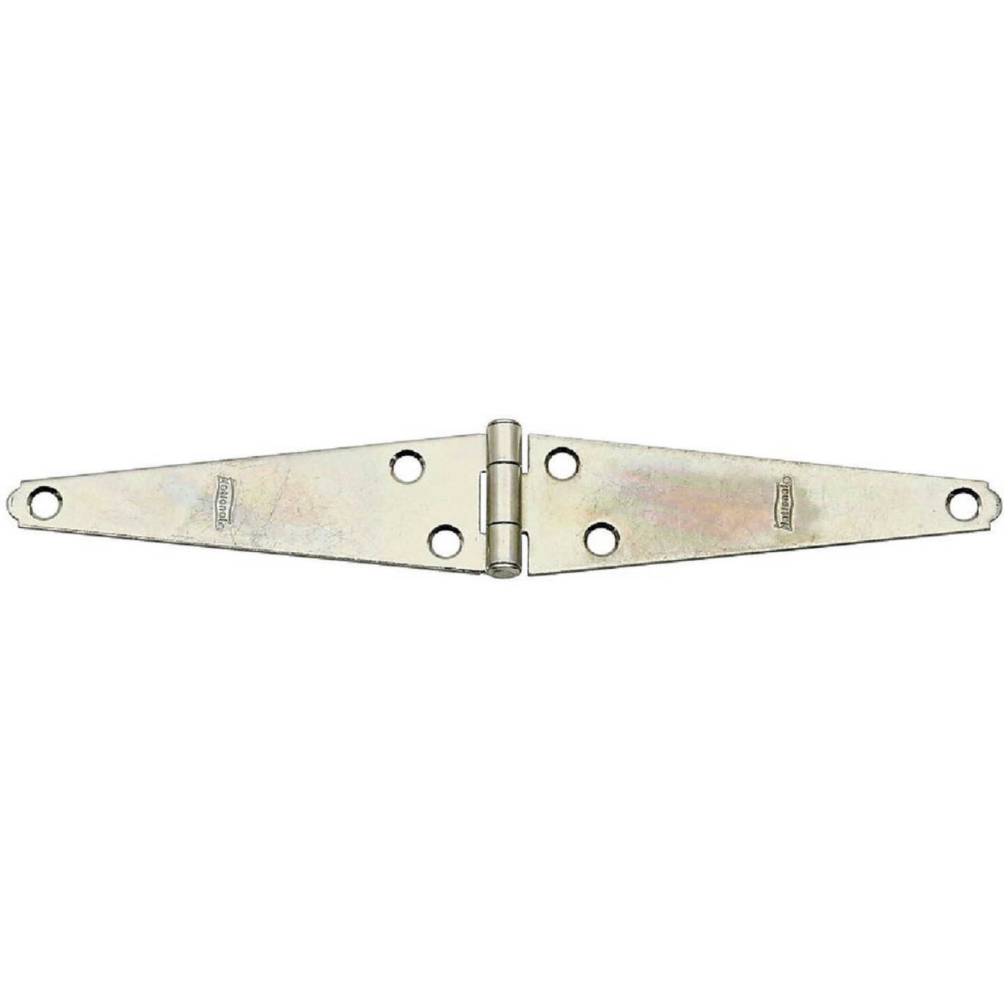 National Hardware 5 In. Zinc Light Strap Hinge (2-Pack) Image 1