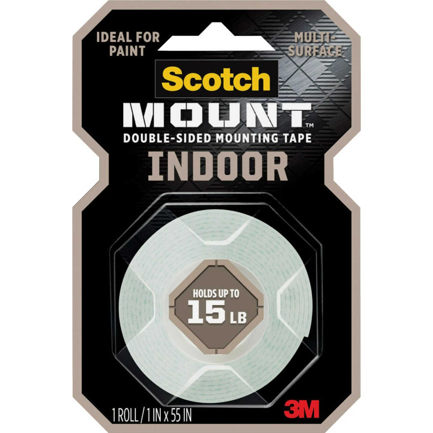 Scotch-Mount 1 In. x 55 In. Indoor Double-Sided Mounting Tape Image 1