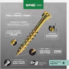SPAX #8 x 2 In. T10 Plus Cylindrical Head HCR (Exterior Rated) Yellow Trim Screw (100-Count) Image 3