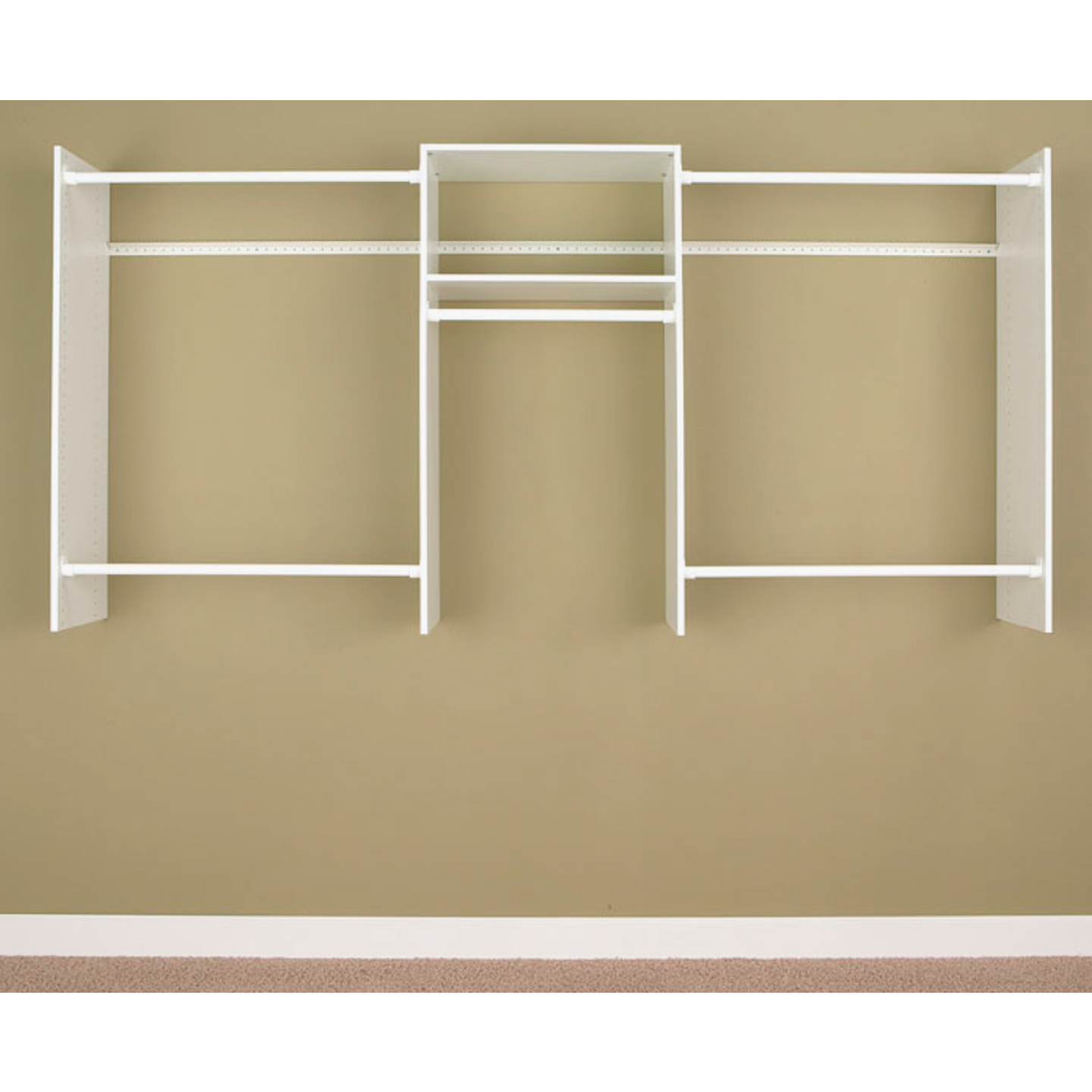Easy Track 8 Ft. Basic Starter Closet System Image 1