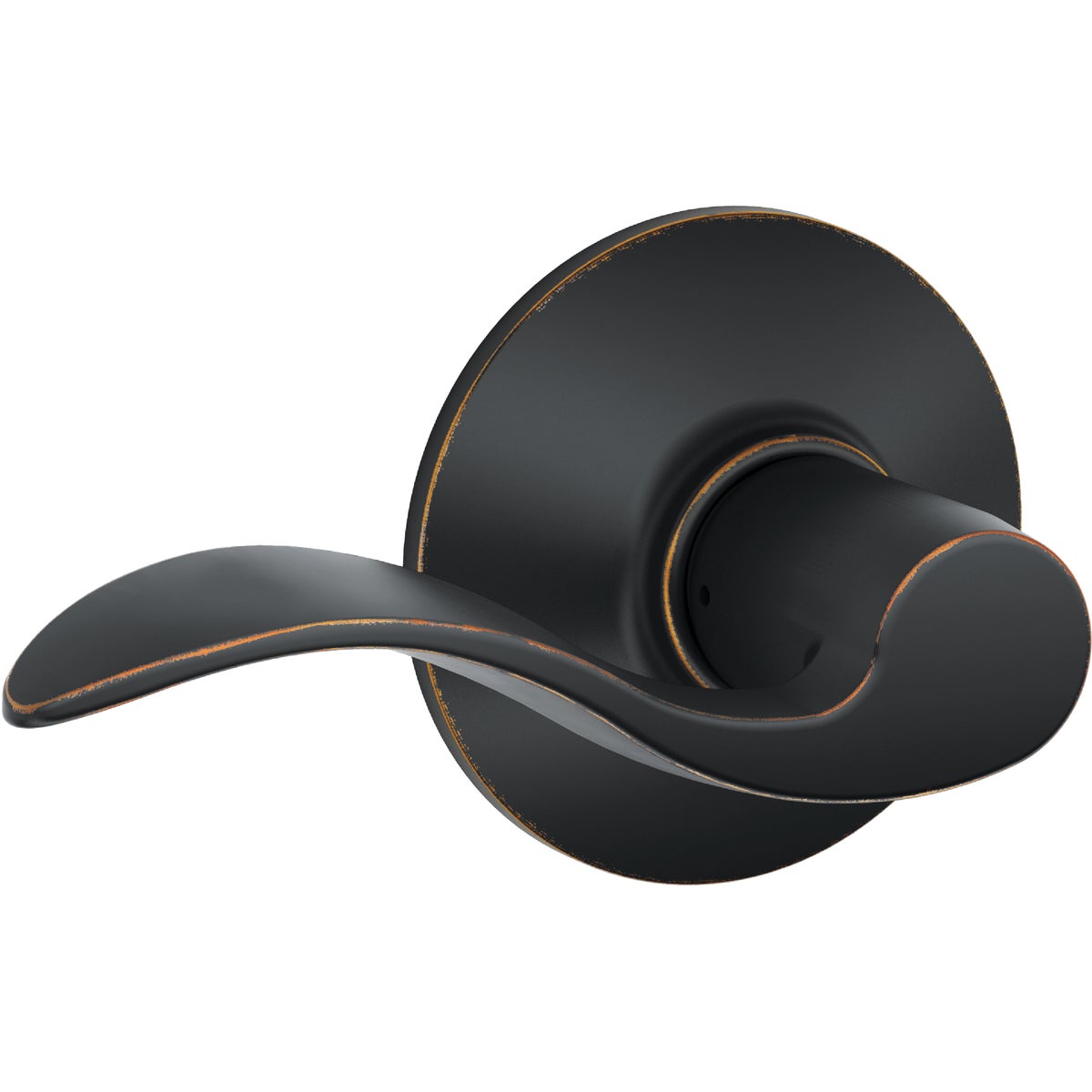 Schlage Accent Aged Bronze Passage Door Lever