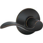 Schlage Accent Aged Bronze Passage Door Lever Image 1