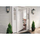 Schlage Aged Bronze Entry Door Handleset with Accent Lever Image 2