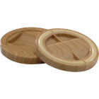 Do it 2-1/4 In. Inner Diameter Round Woodgrain Furniture Leg Caster Cup (4-Pack) Image 1