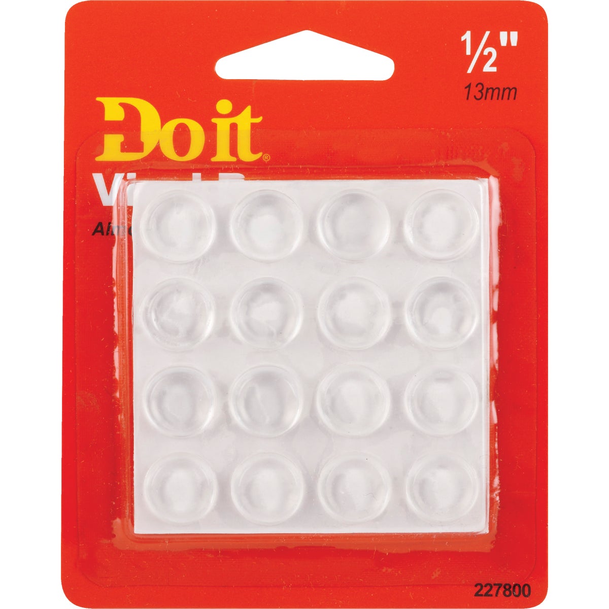 Do it 1/2 In. Round Vinyl Non-Skid Pad (16-Count)