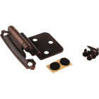 KasaWare 3/8 In. Oil Rubbed Bronze Self-Closing Inset Hinge (2-Pack) Image 1