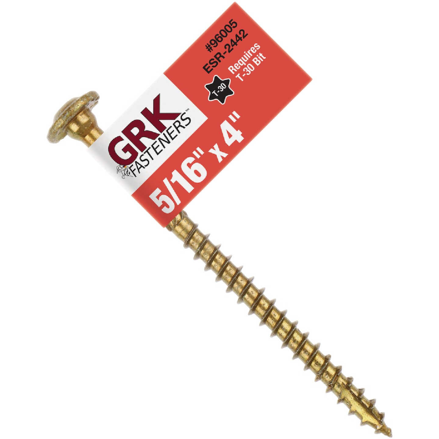 GRK RSS Rugged 5/16 In. x 4 In. Star Drive Washer-Head Structure Screw Image 1