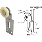Prime-Line 1/4 In. Offset Adjustable 1/2 In. W. Single Wheel Bypass Door Roller (2-Count) Image 1