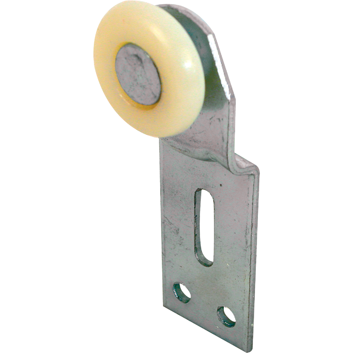 Prime-Line 1/4 In. Offset Adjustable 1/2 In. W. Single Wheel Bypass Door Roller (2-Count) Image 2