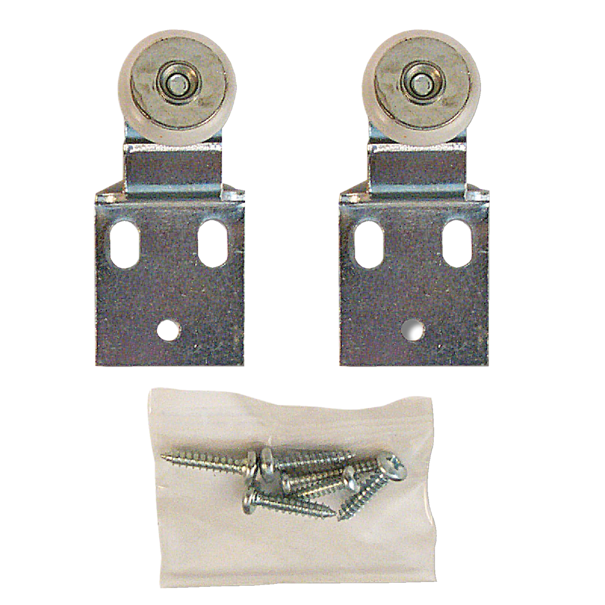 Prime-Line 1/2 In. Offset Ball Bearing Wheel Adjustable Bypass Door Roller (2-Count) Image 2