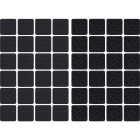 Wrap-It Storage Stick 'Em 1 In. Black Hook & Loop Square (24-Count) Image 1