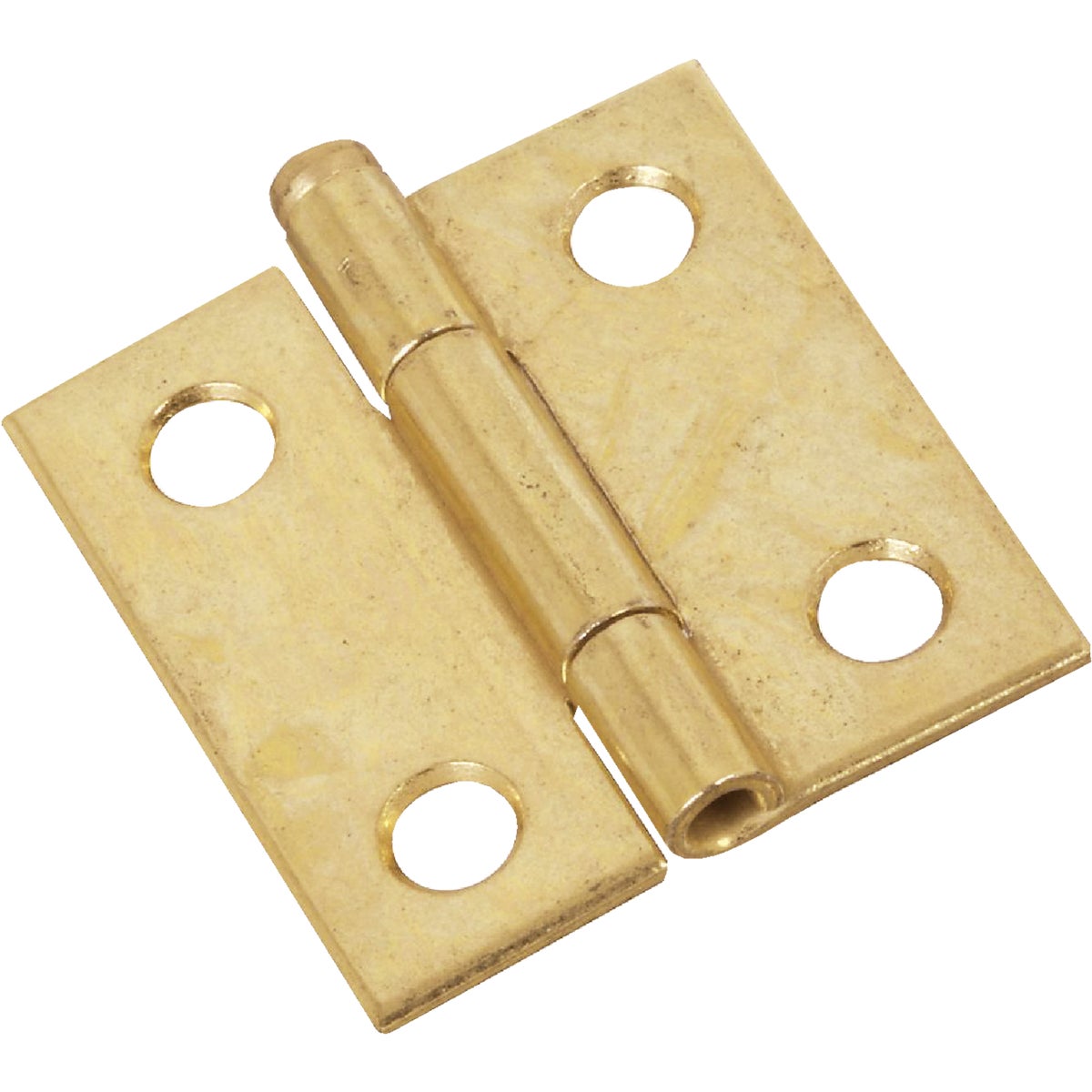 National Hardware 1-1/2 In. Brass Loose-Pin Narrow Hinge (2-Pack)