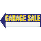 Hy-Ko Plastic Sign, Garage Sale Arrow Image 1