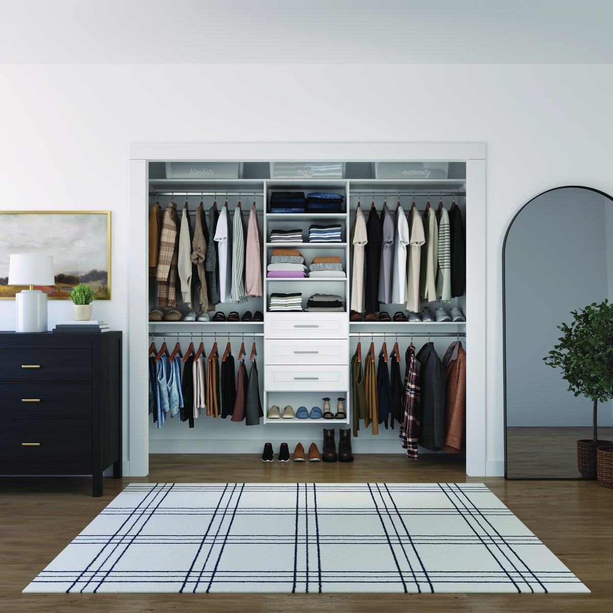 Easy Track Create Collection Wood Laminate 8 In. Drawer Kit (3-Pack) Image 3