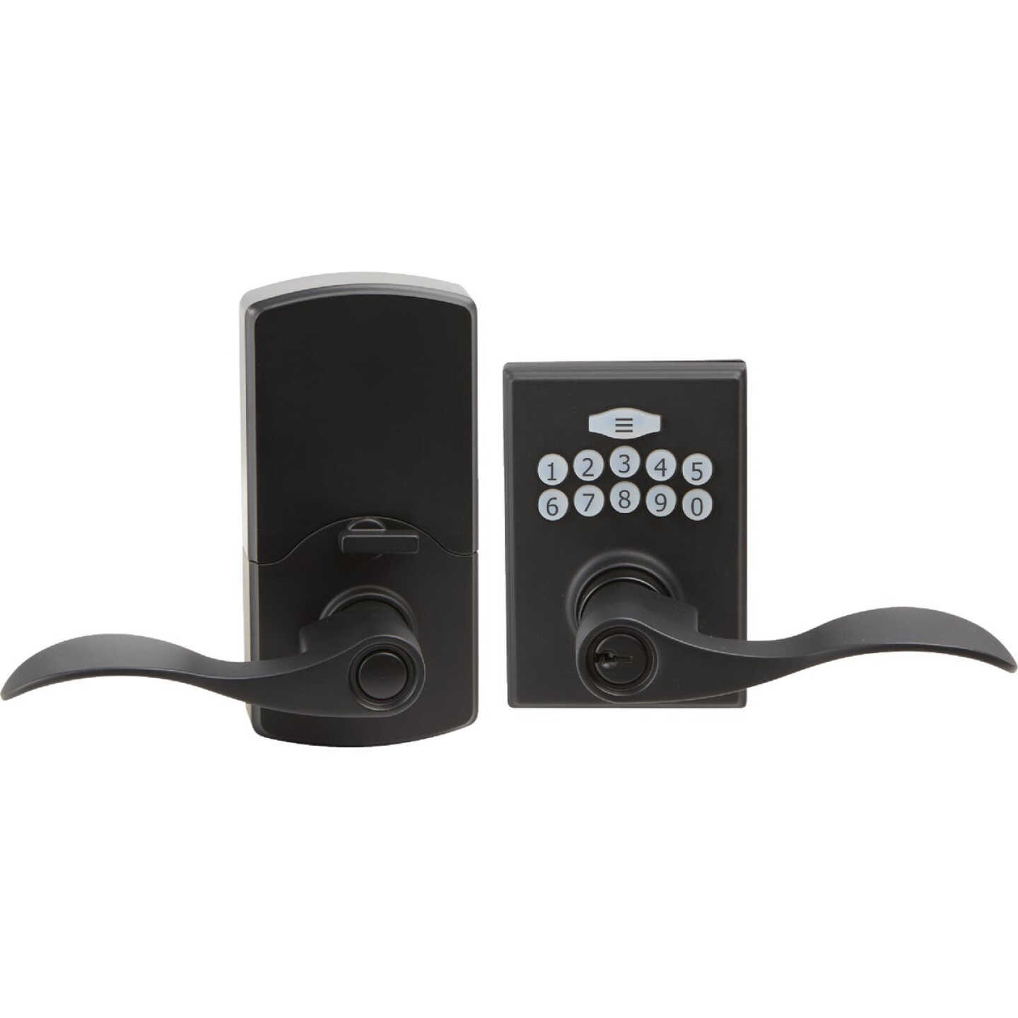 Steel Pro Electronic Leverset, Matte Black Image 1