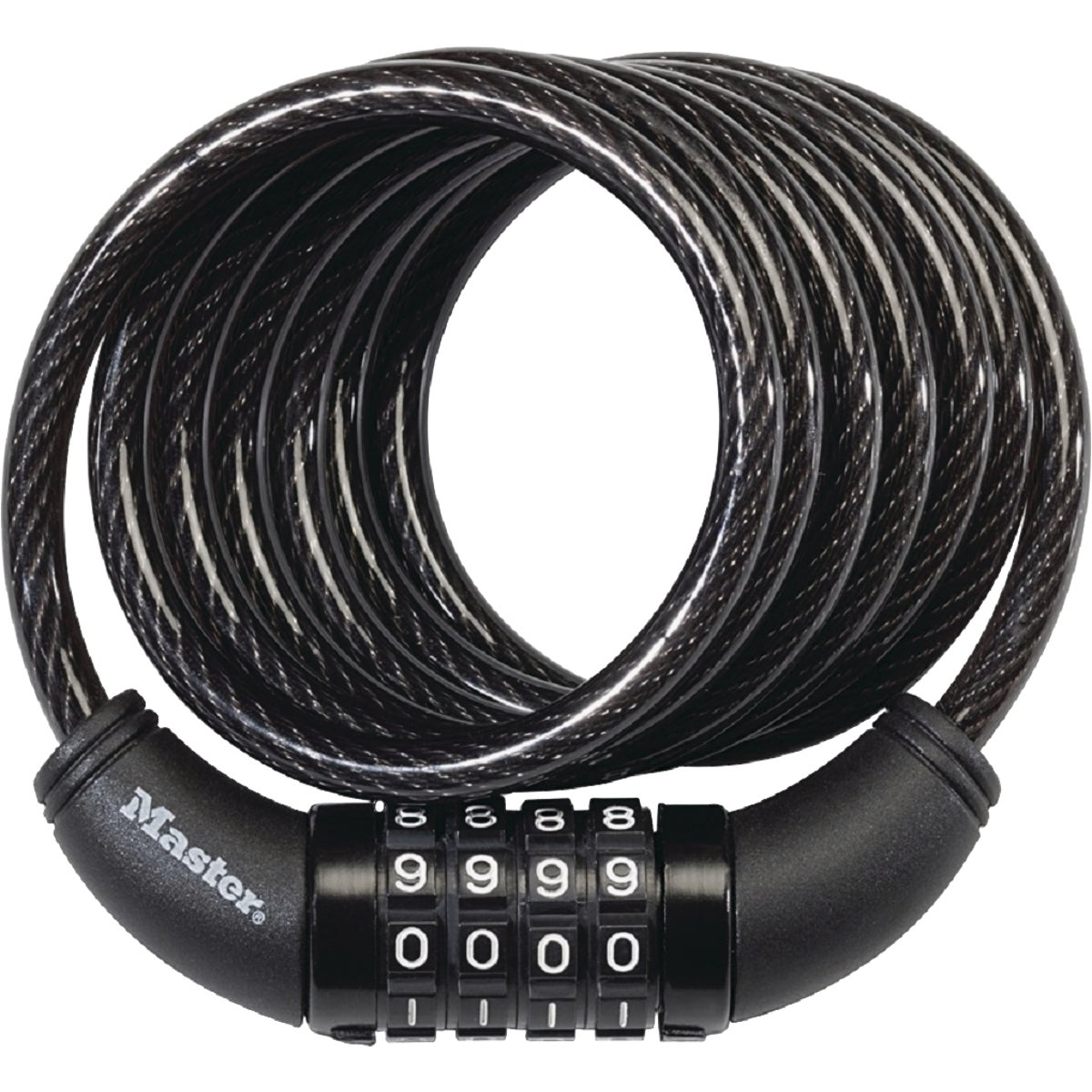 Master Lock 6 Ft. Cable Combination Bicycle Lock Image 1