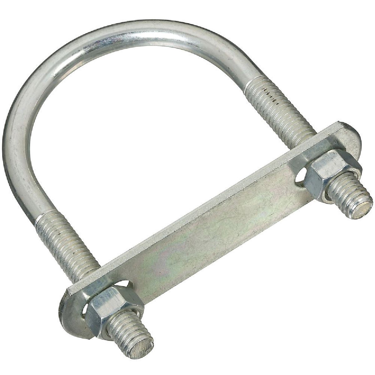 National Hardware 3/8 In. x 2.45 In. x 4 In. Zinc Round U Bolt