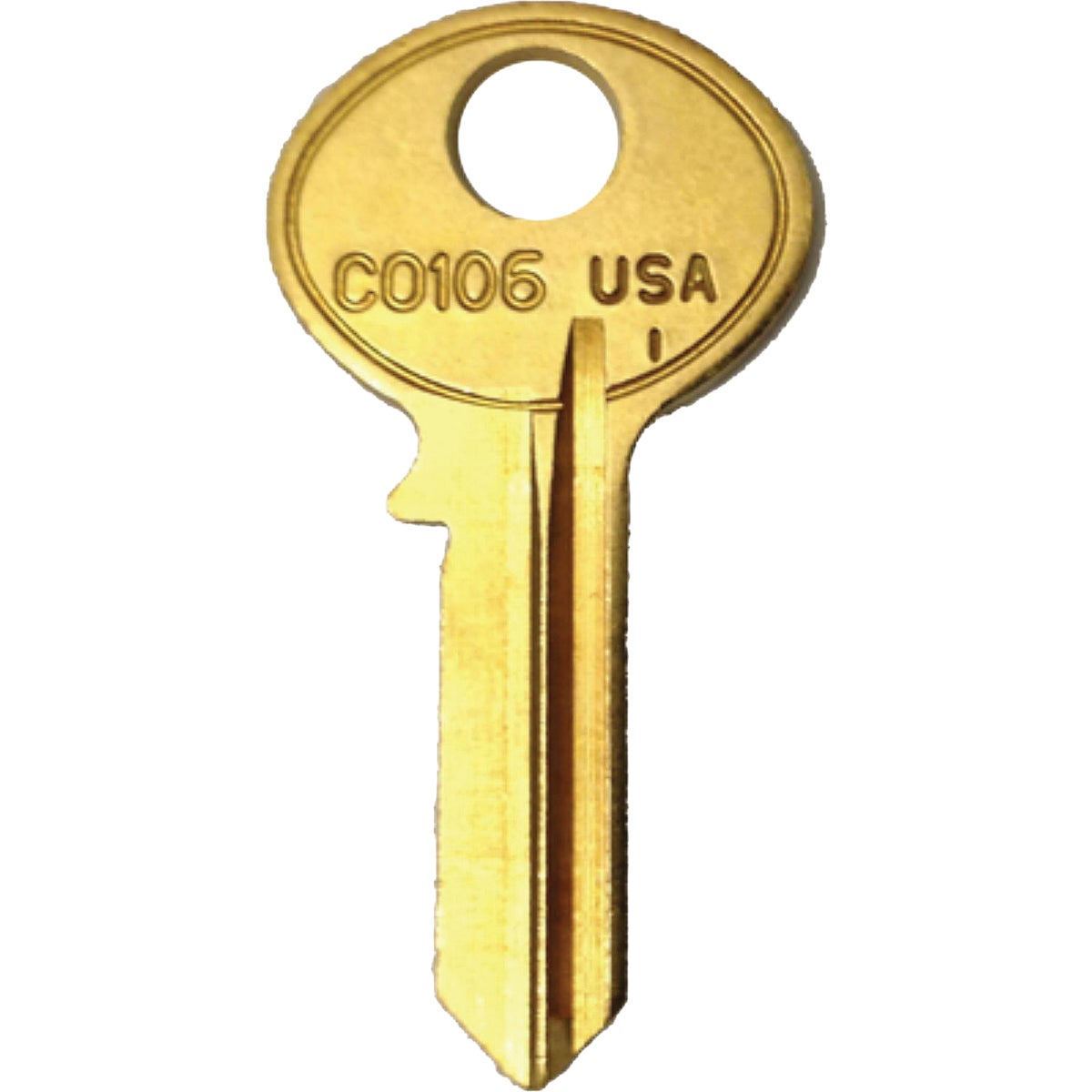 True Value Corbin Nickel Plated Mailbox Key, CO106 / 1003M (10-Pack) Image 1